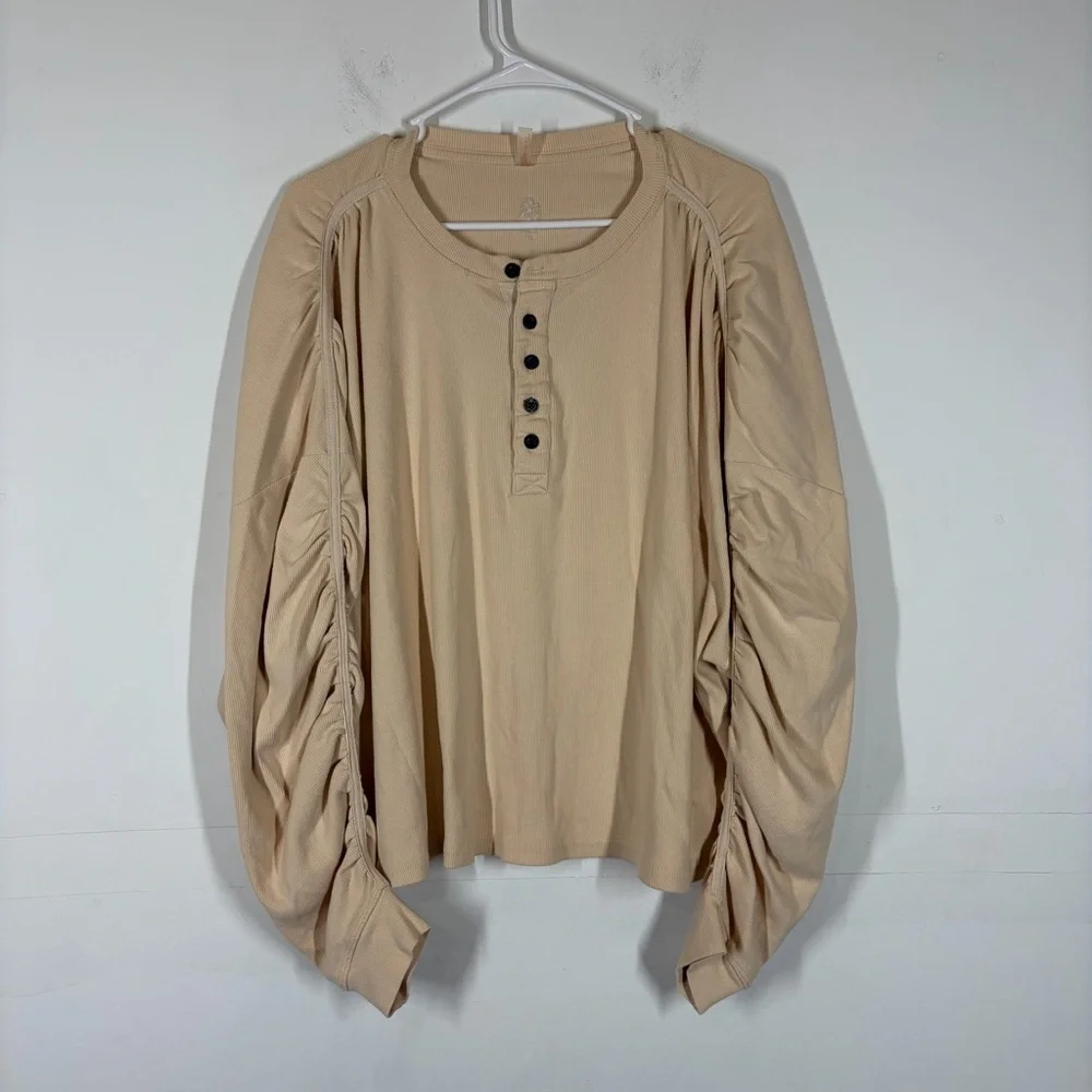 Free People Flow State Layer Long Sleeve Tee Size Small